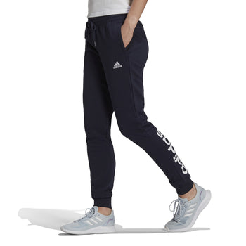 Pantaloni blu da donna adidas Essentials French Terry Logo, Abbigliamento Sport, SKU a713000085, Immagine 0